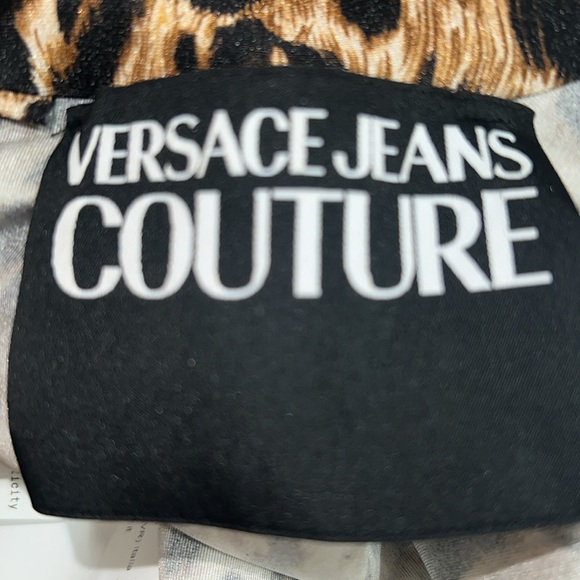 VERSACE JEANS COUTURE animal print logo top - Picture 8 of 12